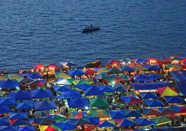 istock Night market in Kota Kinabalu 469046486
