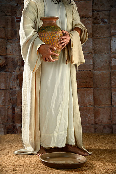 istock Jesus Holding Water Jar 469047034
