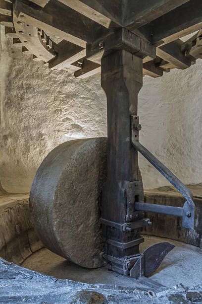 istock Millstone at an old olive mill in northern Corsica 469047763