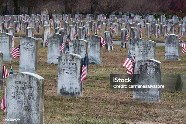 Cemetery Stock Photo - Download Image Now - American Flag, Cemetery, Christianity