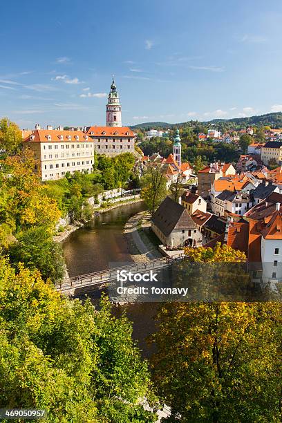 Cesky Krumlov - Fotografie stock e altre immagini di Castello - Castello, Repubblica Ceca, Ambientazione esterna