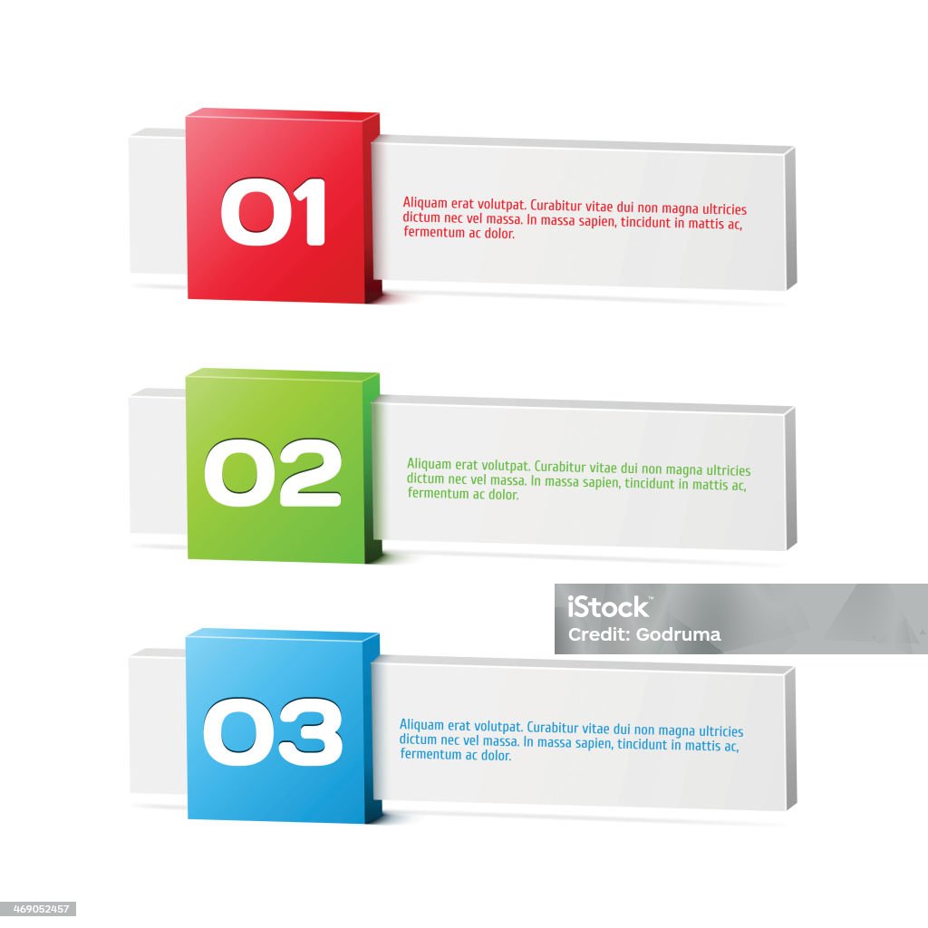 Abstract 3dimensional Vector Progress Background Stock Illustration ...