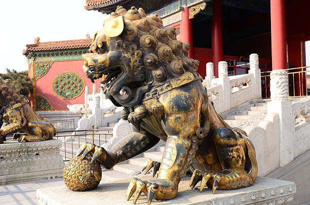 istock lion in fobidden city 469053075