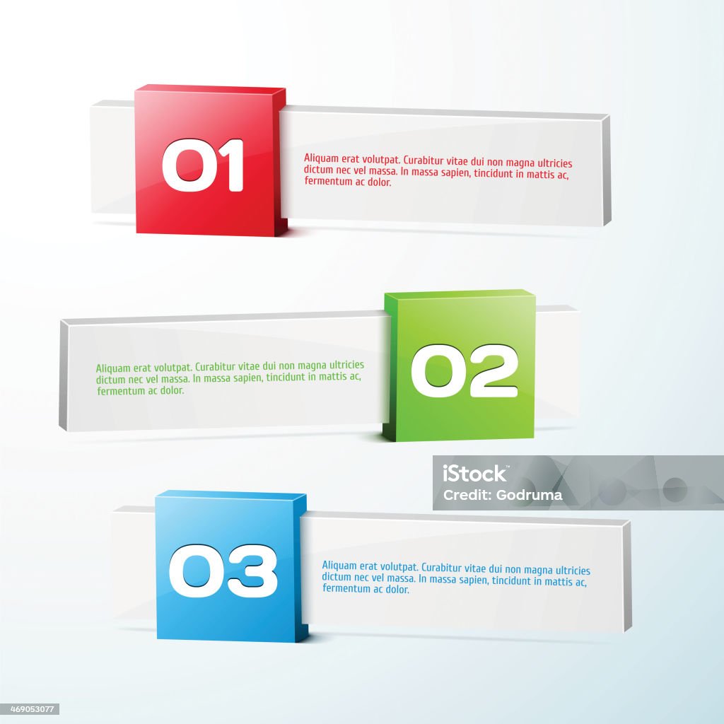 Abstract 3dimensional Vector Progress Background Stock Illustration ...