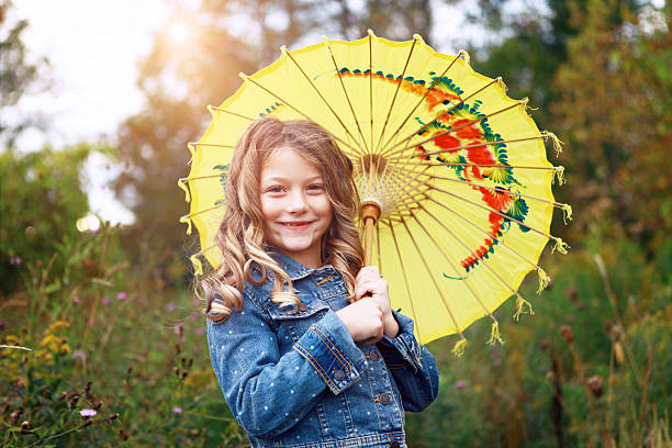 istock Little Girl with Parasol 469055286