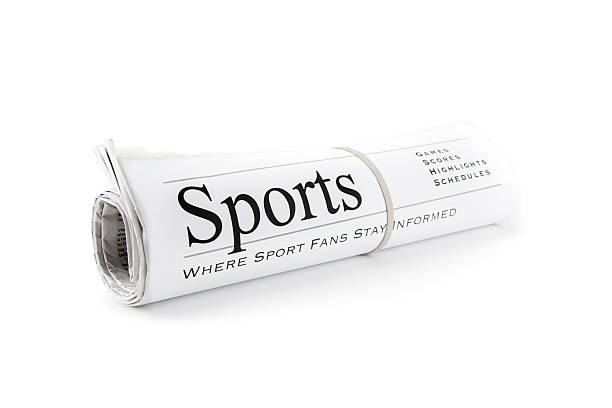 istock Sports Concept newspaper, rolled up 469055360