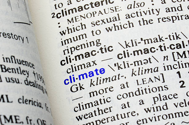 istock Climate. Closeup of dictionary word entry. 469055590