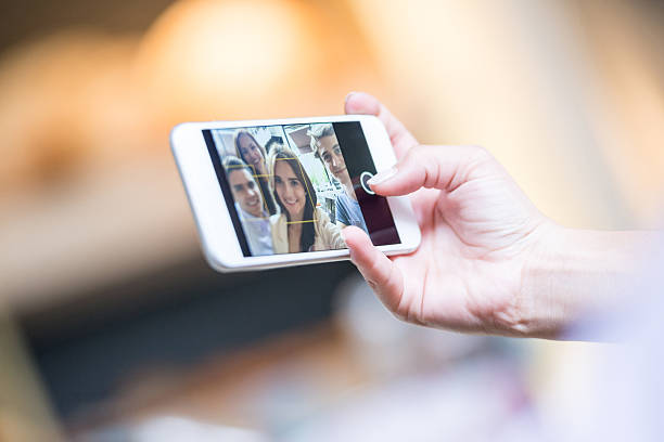istock Group of friends taking a selfie 469055592