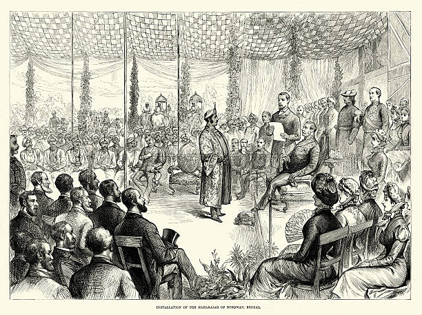 istock Installation of the Maharajah of Burdwan, Bengal 1882 469057790