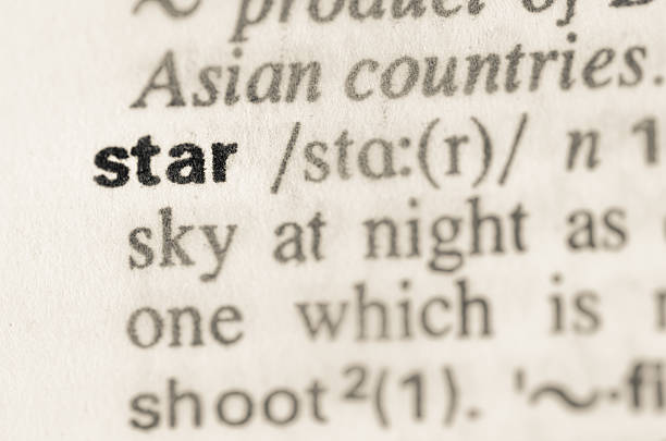 istock Dictionary definition of word star 469060578