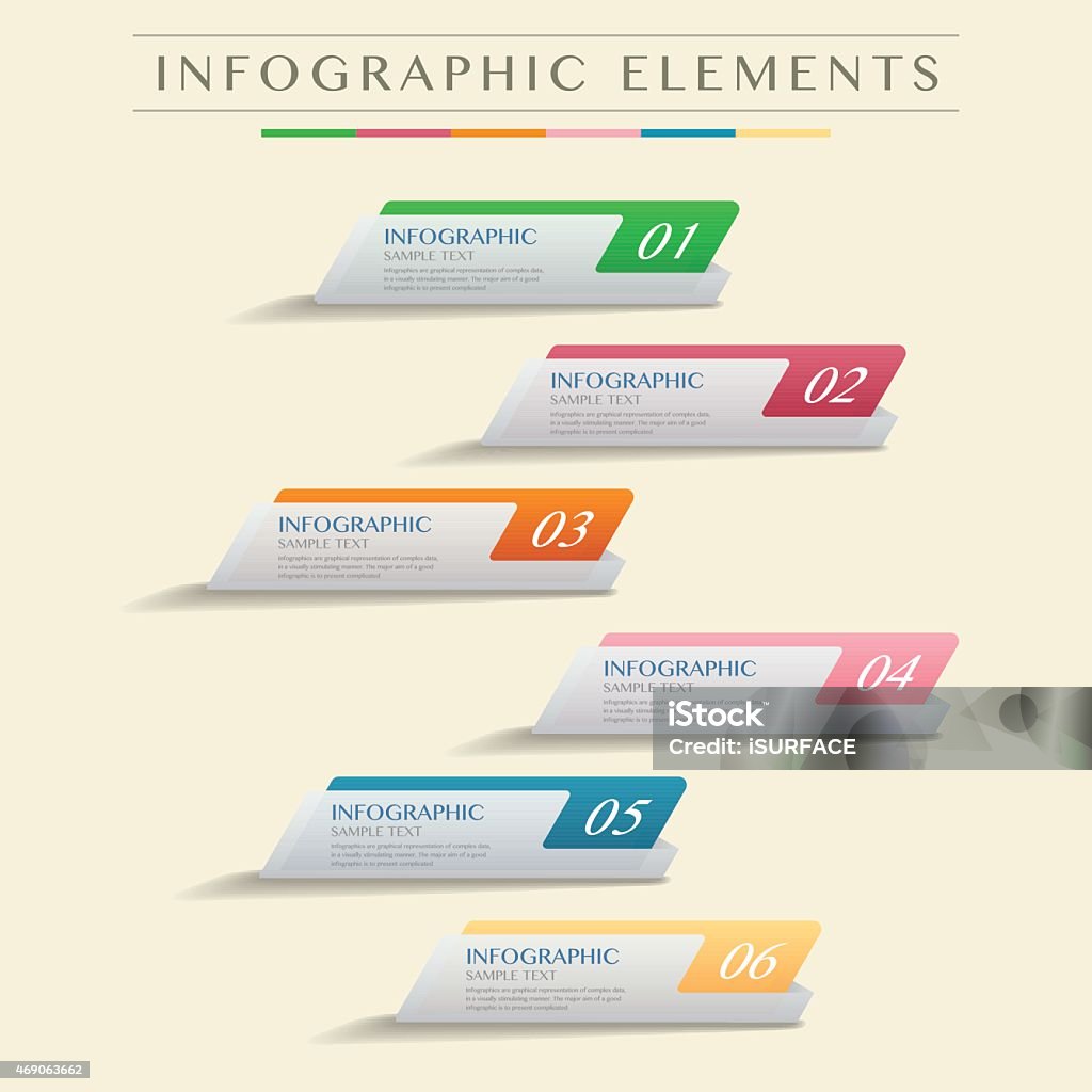 Vector Abstract Banner Infographic Elements Stock Illustration ...
