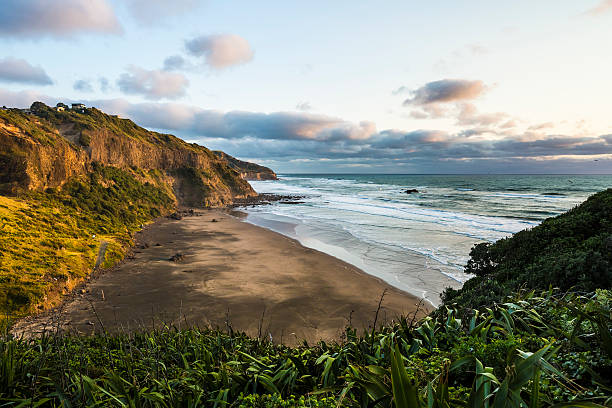 istock An overview of Muriwai at sunset 469068806
