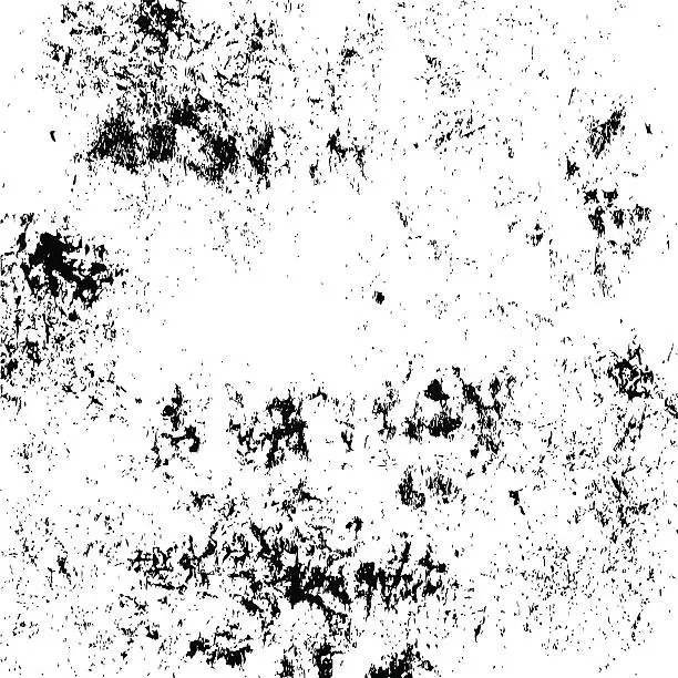 Vector illustration of Black and white grunge texture