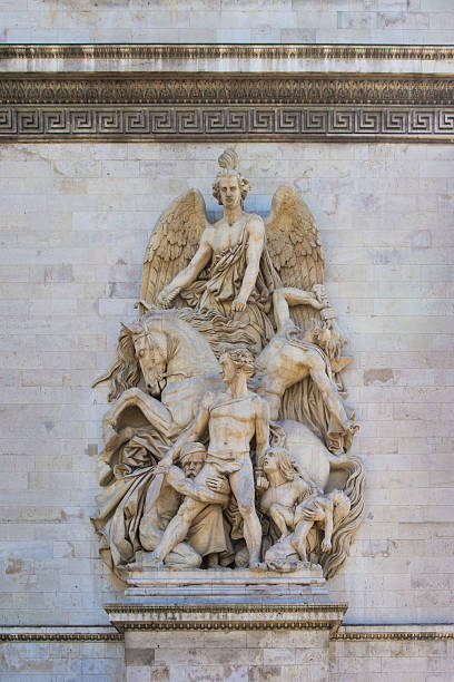 istock Detail of one freeze from Arc d Triomphe 469075358