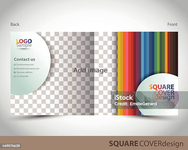 Getting Square Cover Square Cover Design Stock Illustration - Download Image Now - 2015 ...