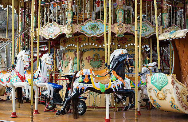 istock Traditional Parisian merry-go-round 469076941