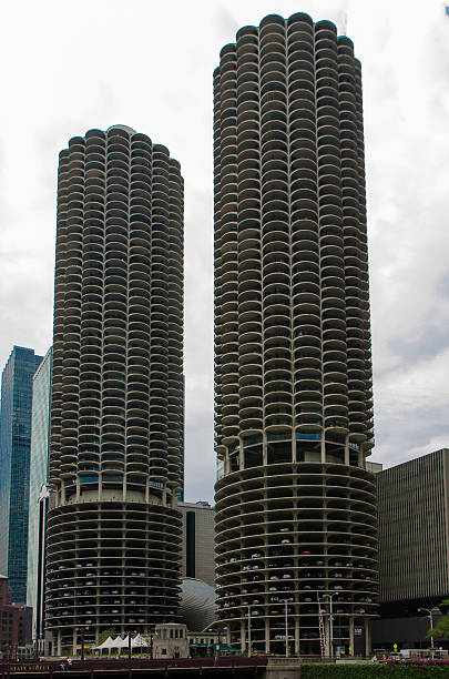 istock Twin Tower Parking lot summer day 469078913