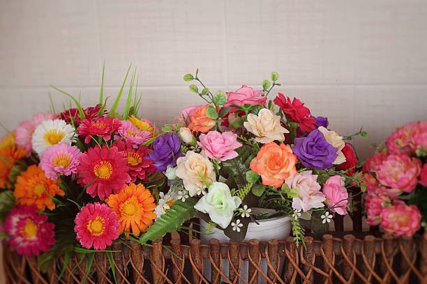 istock beautiful of mixed flowers artificial flowers 469082588