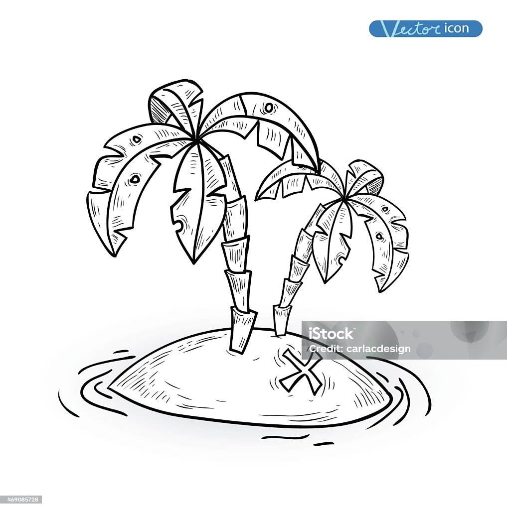 Illustration of the islands. vector illustration. 2015 stock vector