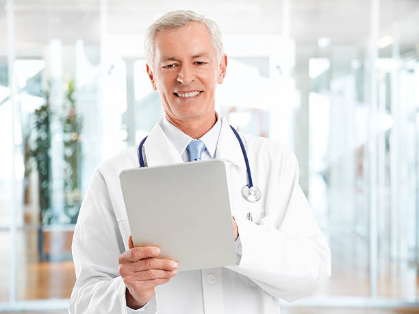 istock Male doctor portrait 469090682
