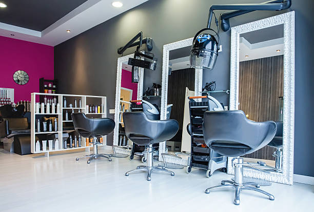 Interior Of Empty Modern Hair And Beauty Salon Stock Photo - Download Image Now - Hair Salon, Indoors, Backgrounds - iStock Interior Of Empty Modern Hair And Beauty Salon Stock Photo - Download Image Now - Hair Salon, Indoors, Backgrounds - iStock