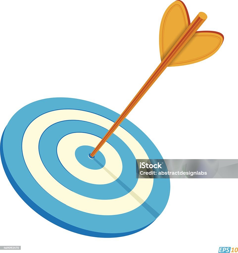 Bull's Eye Bull's Eye in vector illustration. 2015 stock vector