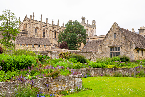 Christ Church College and War Memorial Garden. Oxford, Oxfordshire, England, Europe
