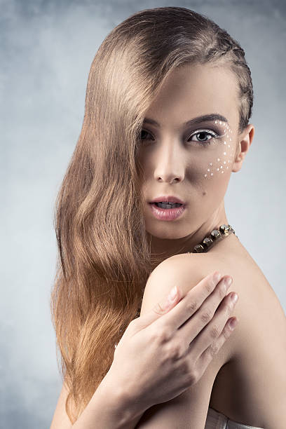 istock girl with brilliant make-up 469096890