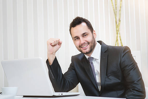 istock Successful handsome businessman. 469098386