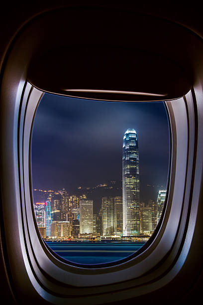 istock Travel China Hong Kong by air concept image 469099152