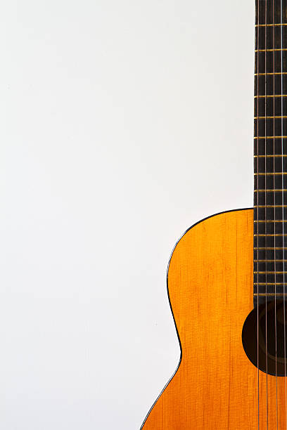 istock Orange acoustic guitar 469102454