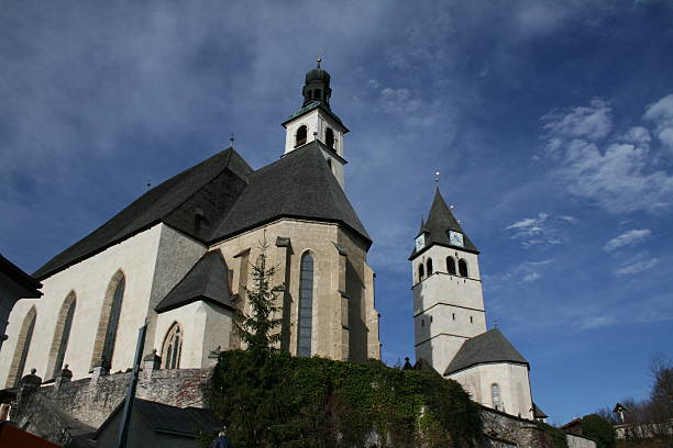 istock Twin Churches in Kitzbuhel, Austria 469110274