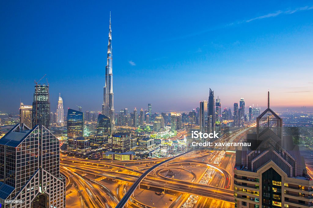 skyline von Dubai - Lizenzfrei Dubai Stock-Foto