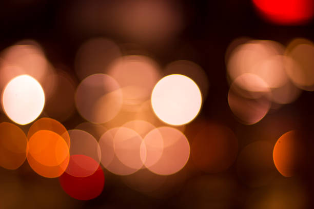 istock Christmas abstract background with bokeh lights 469115632