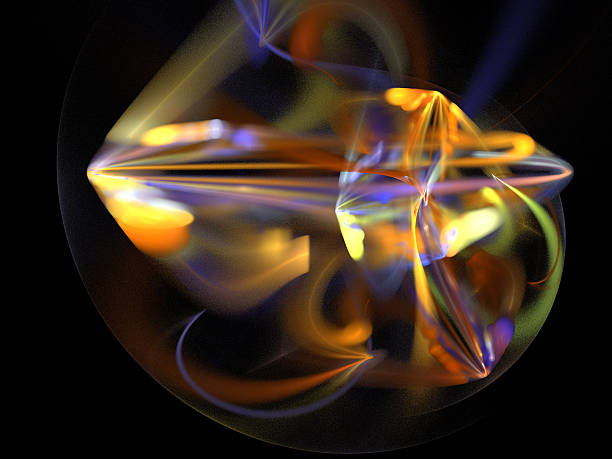 istock Digital Fractal on Black 469115722