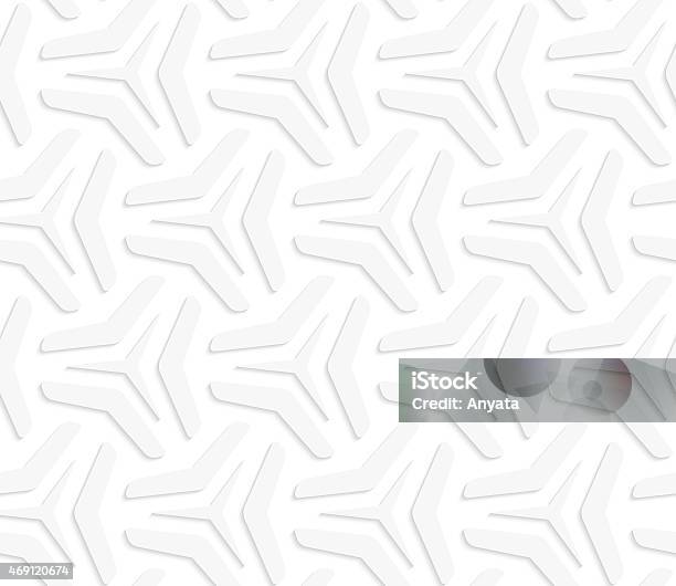 Three Rayed Star 3d White Three Ray Stars With Offset Stock Illustration - Download ...