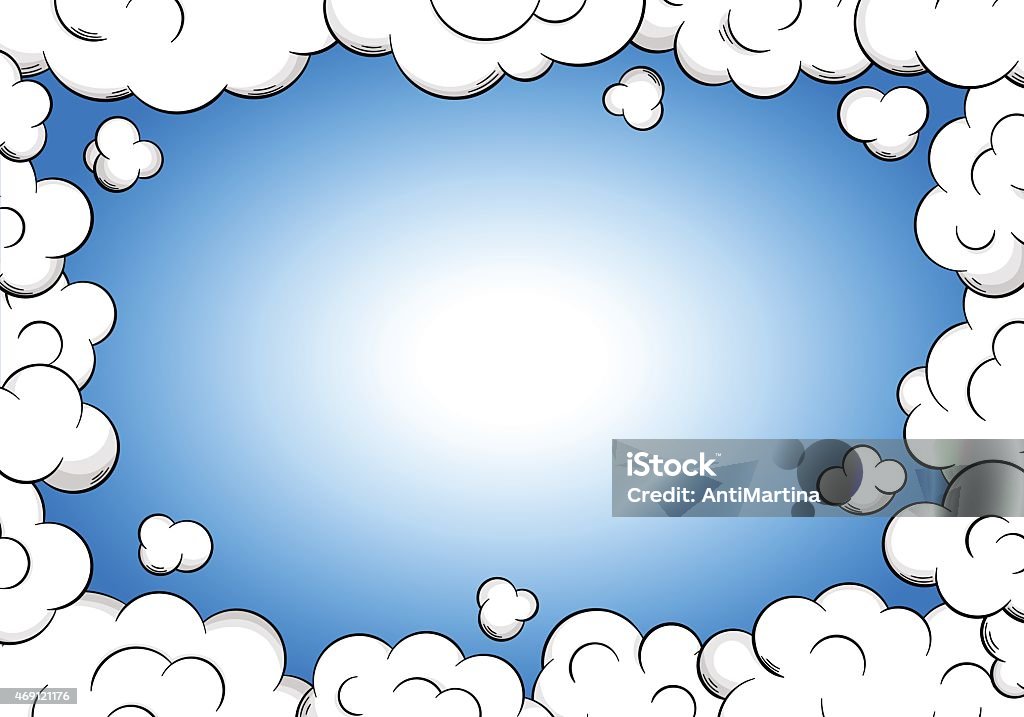 cloud frame with sky as background eps 10 vector illustration of a cloud frame with sky as background 2015 stock vector