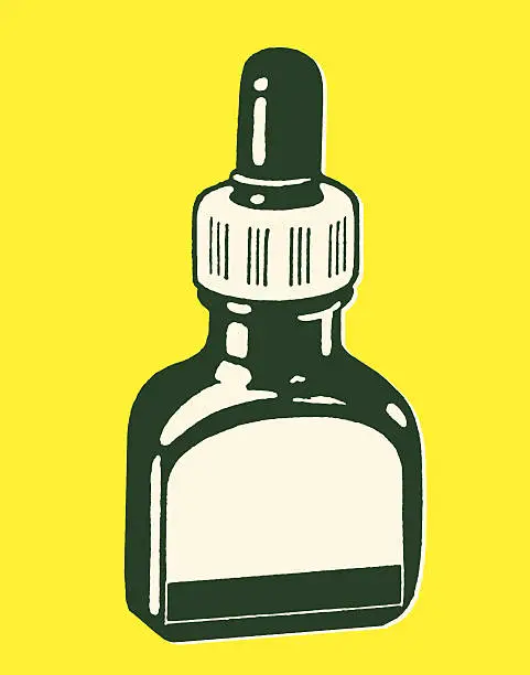 Vector illustration of Eyedropper Bottle