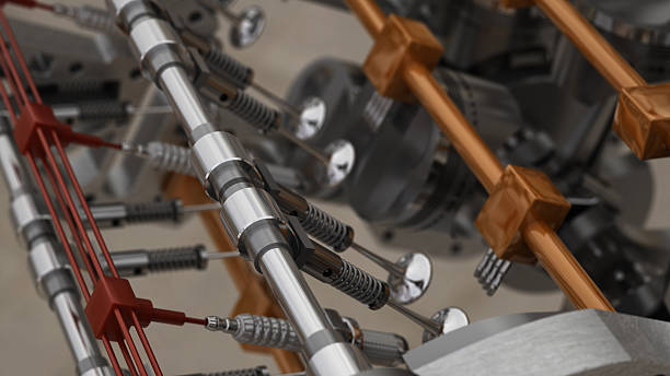 istock fragment of the engine. 3d abstact background 469123554