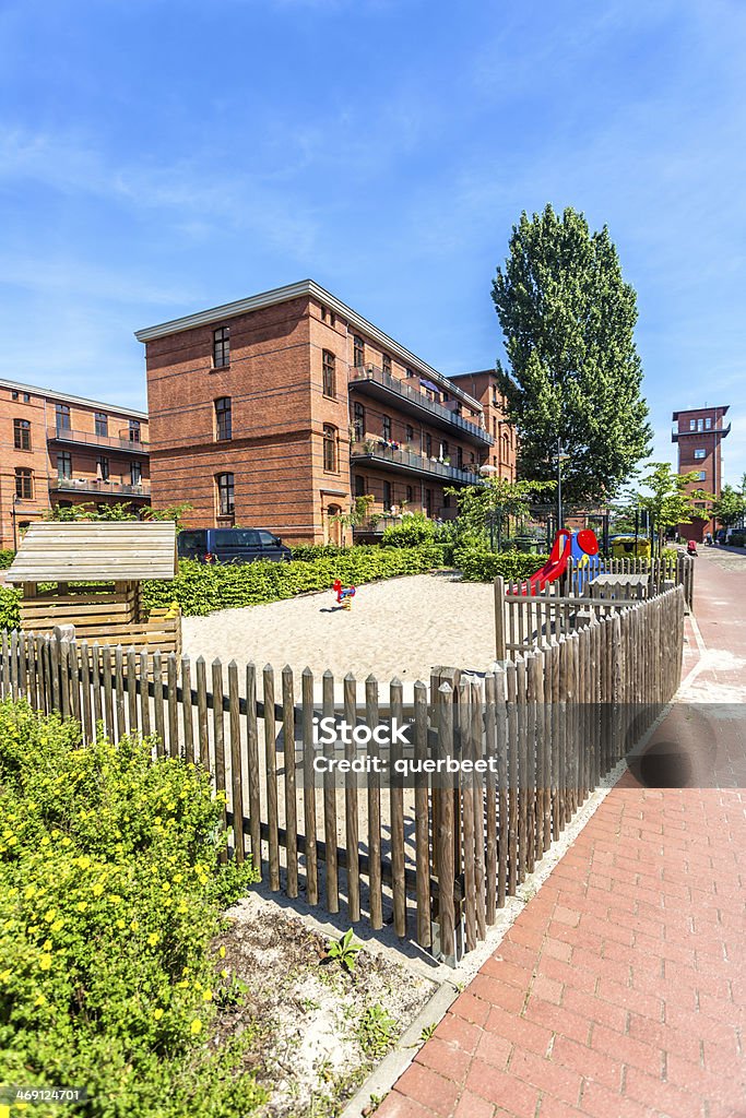 Spielplatz in einem Wohnviertel - Lizenzfrei Berlin Stock-Foto