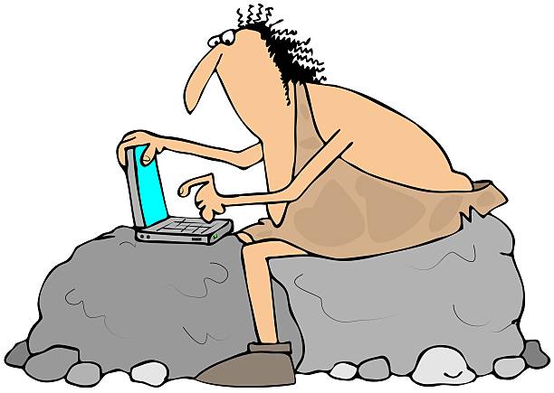 Caveman Computer Comic 220+ Caveman Computer Stock Illustrations, Royalty-Free Vector Graphics ...
