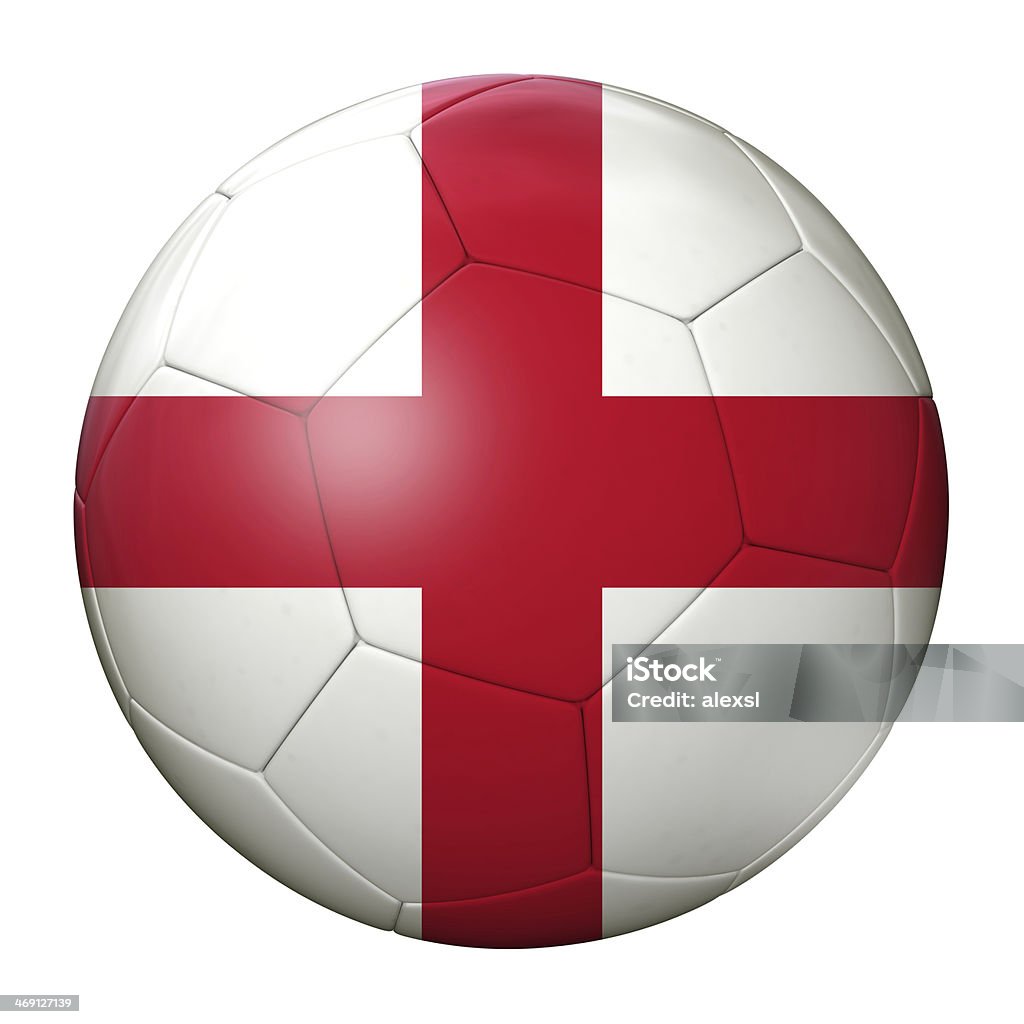 Bola de futebol de Inglaterra - Royalty-free Bandeira Inglesa Foto de stock
