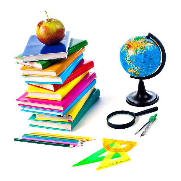 istock Back to school supplies. Isolated. 469128728