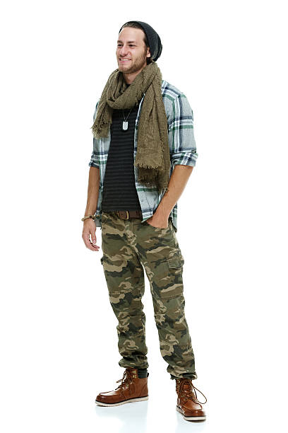 istock Smiling hipster standing and looking away 469129800