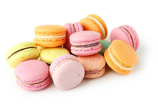 istock French colorful macarons isolated on white 469130352