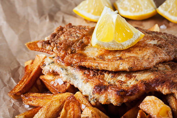 Fish Wraper 30+ Wrapper Of English Fish And Chips Stock Photos, Pictures & Royalty ...