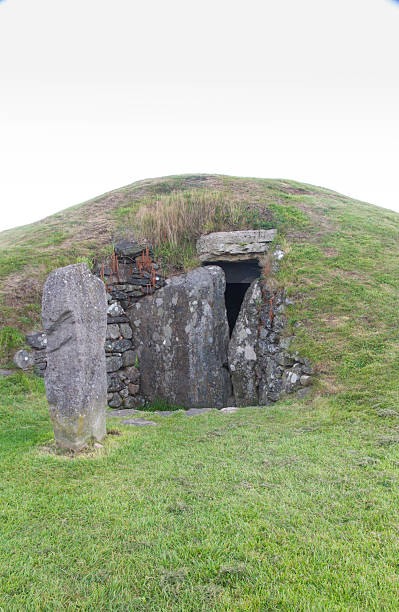 istock Bryn Celli Ddu prehistoric passage tomb. Entrance shown. 469143206