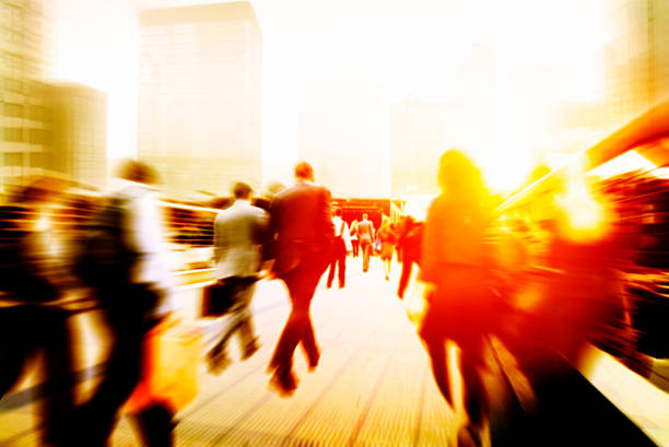 istock Commuter Rush Hour Travel Waking Business Concept 469146258