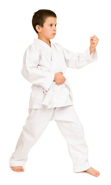 istock boy in clothing for martial arts 469146288