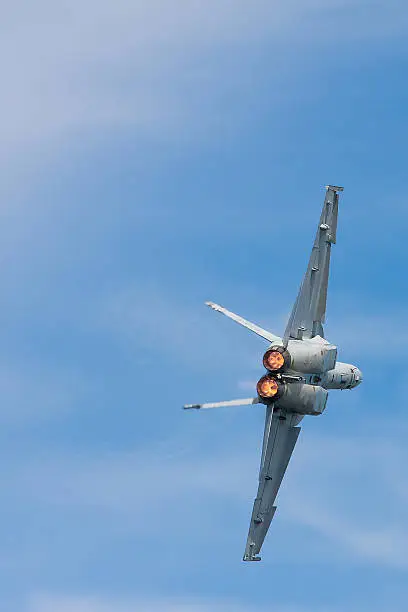 Photo of FA-18 Hornet in Flight